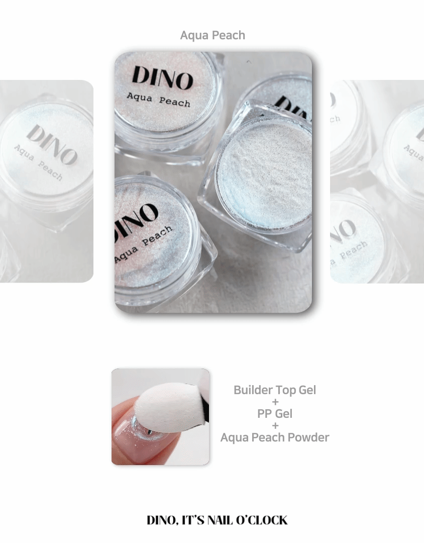 Dino Aqua Peach Powder