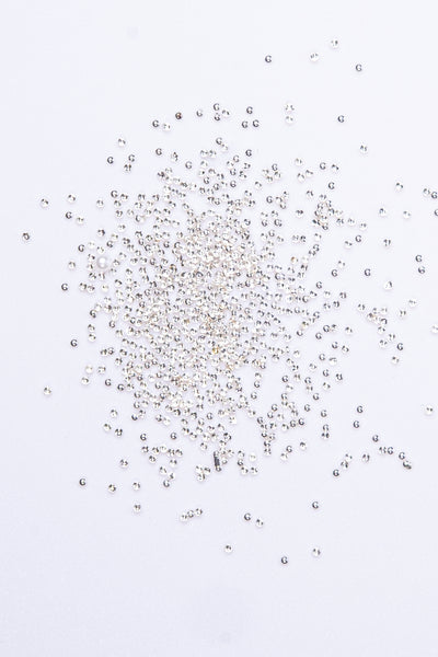 Mini Flatback Metal Beads
