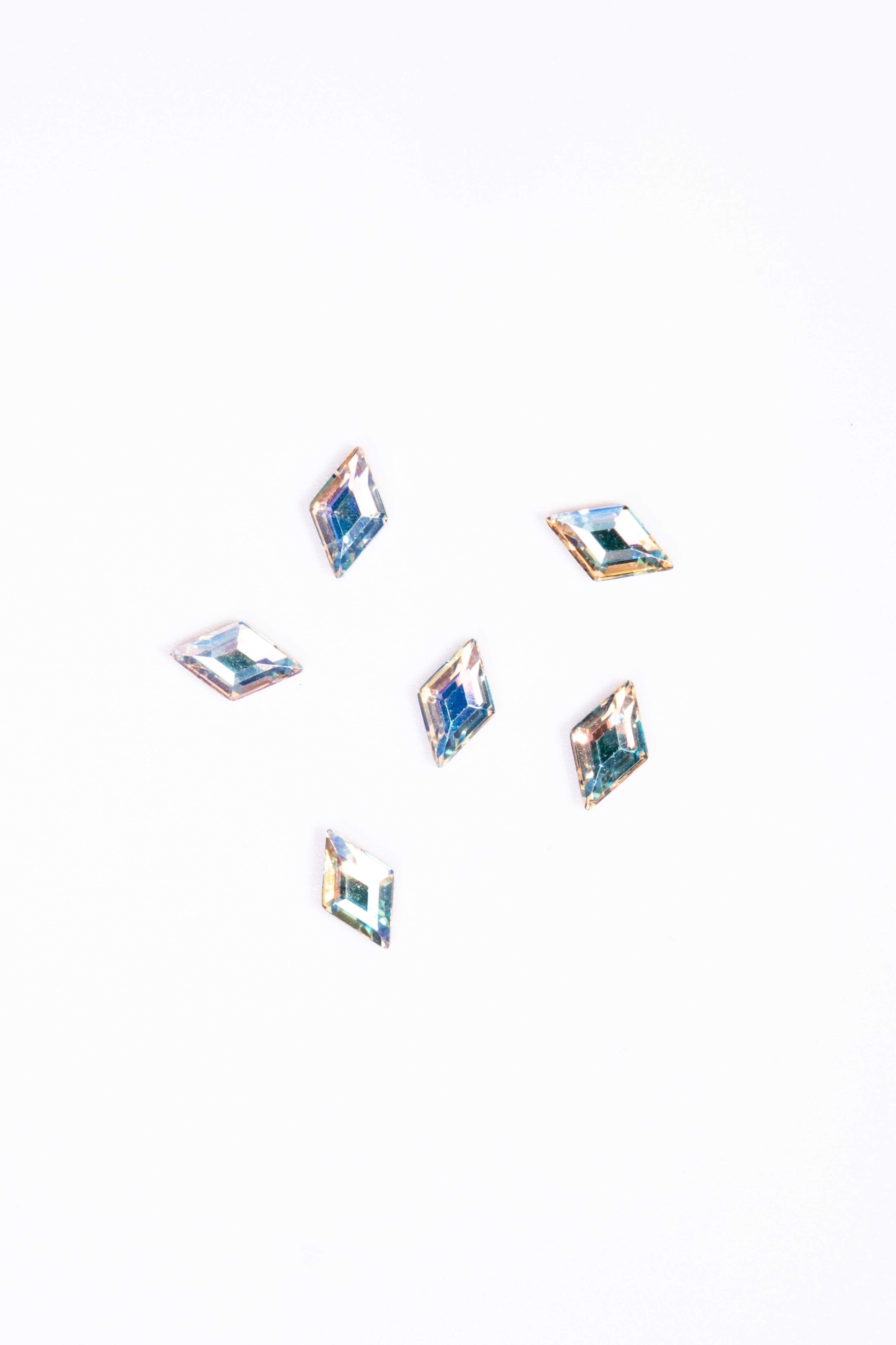 Rhombus Shimmer Iridescent Crystals