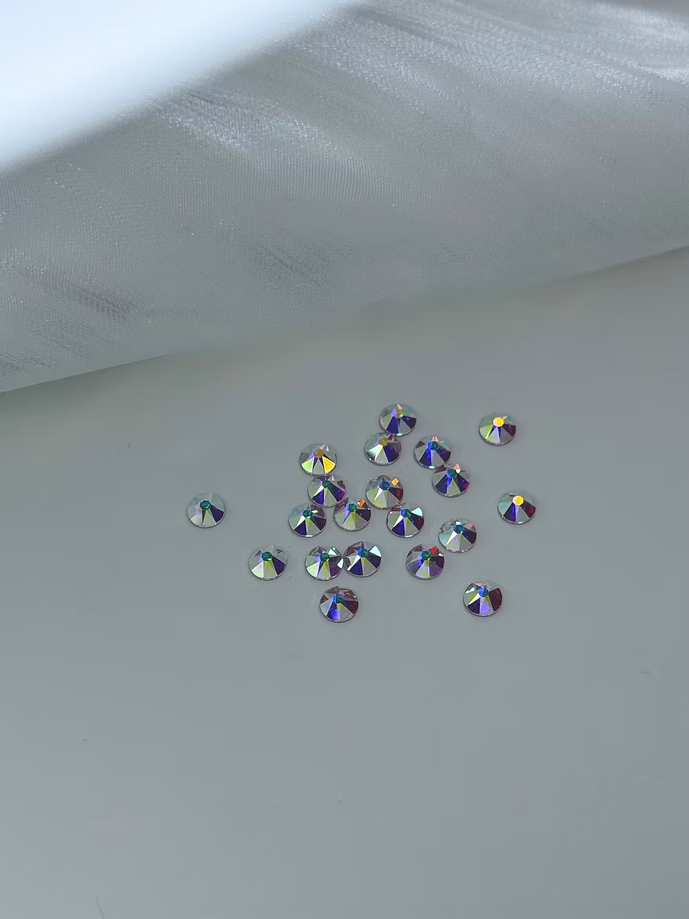 Round Iridescent Crystals