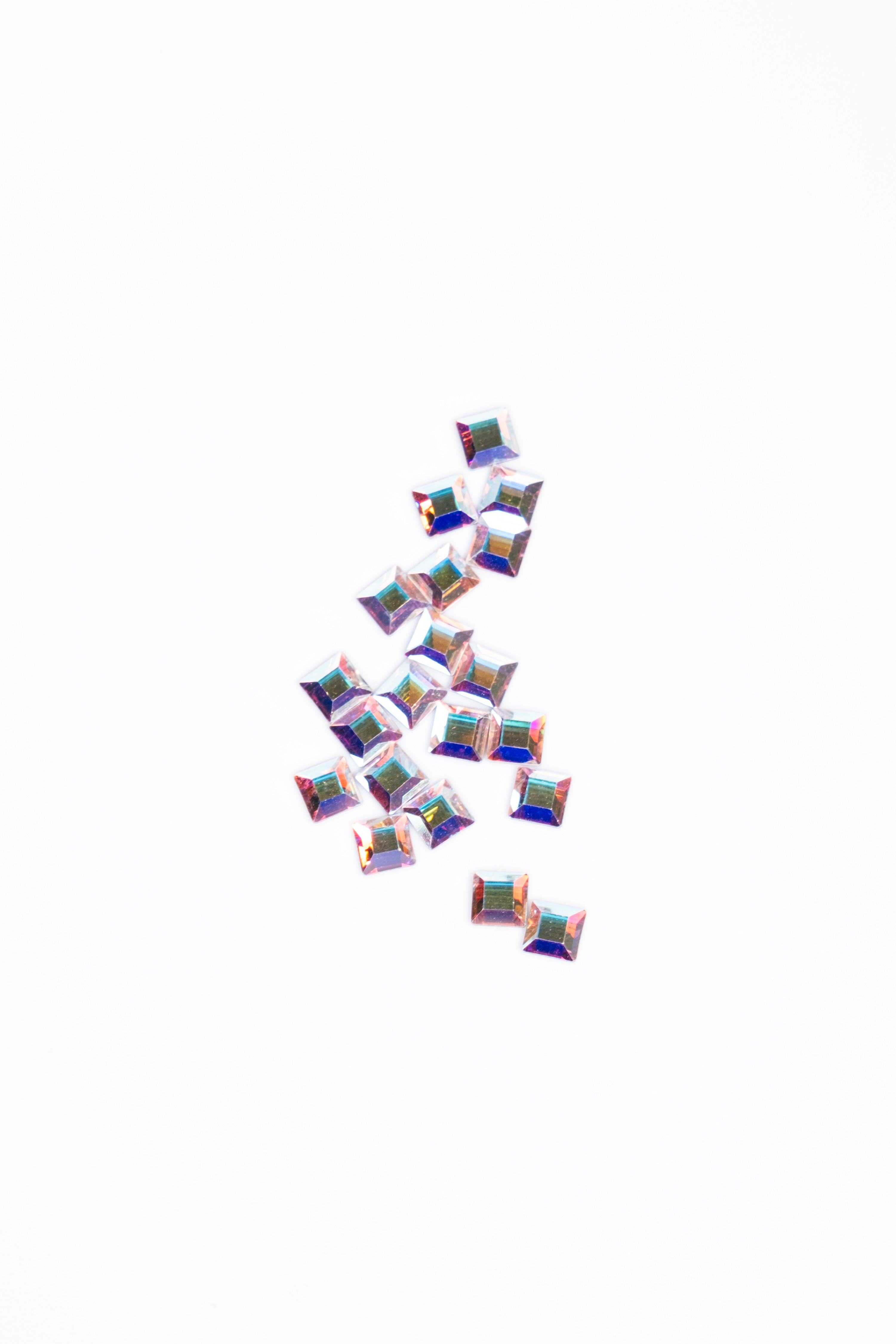 Square Iridescent Crystals