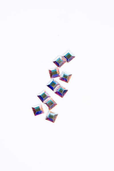 Square Iridescent Crystals