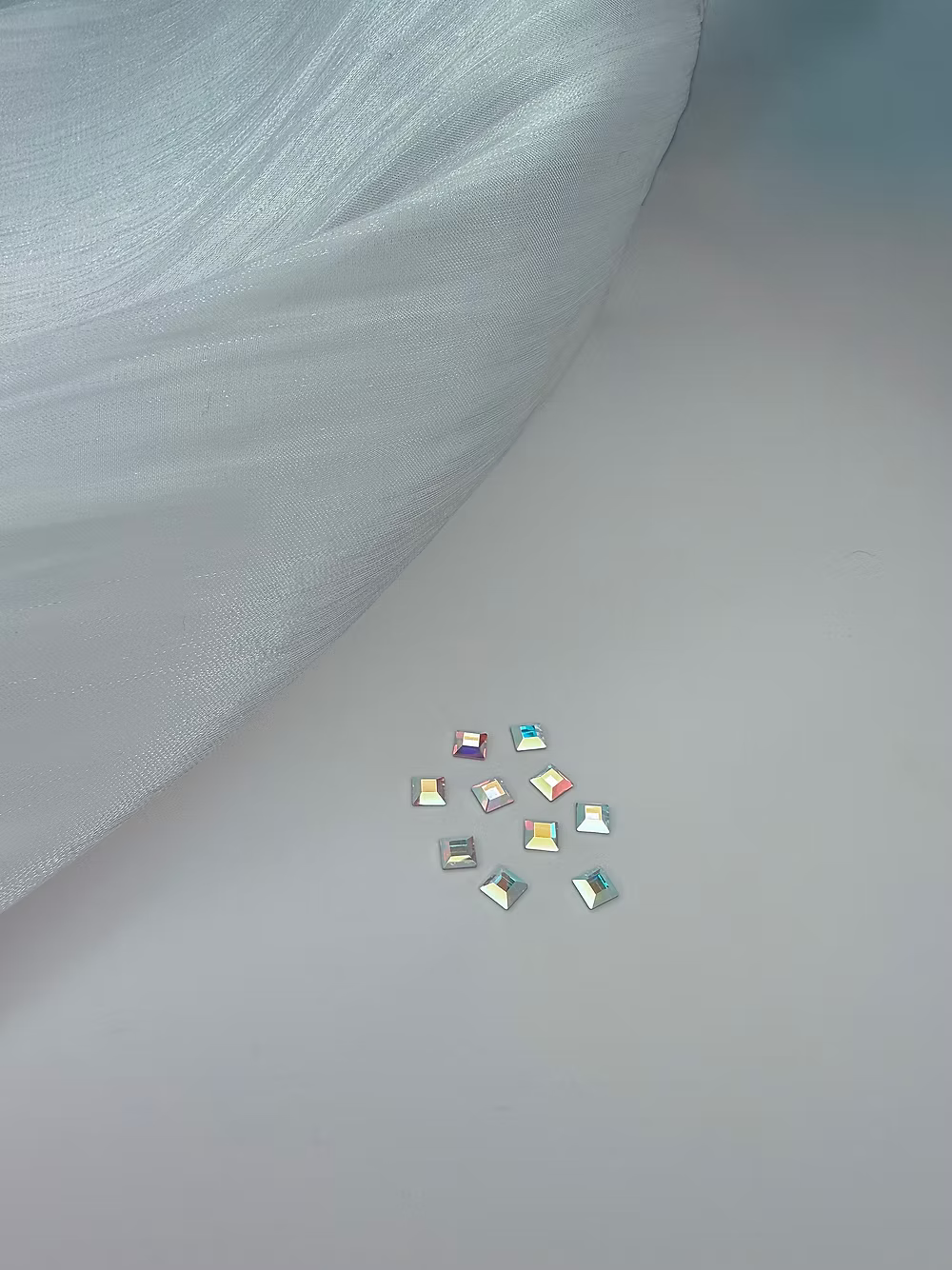 Square Iridescent Crystals